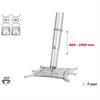 Support plafond QFIX XL gris 600-1000 mm <30 kg