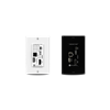 Transmetteur HDMI/USB-C/données USB encastrable au mur, format US (4K)