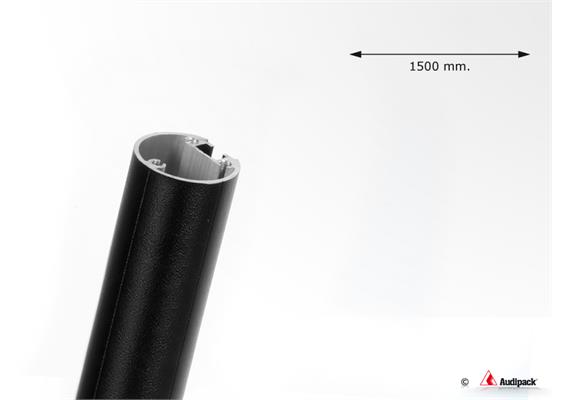 Tube de prolongation 1500mm 54mm, noir