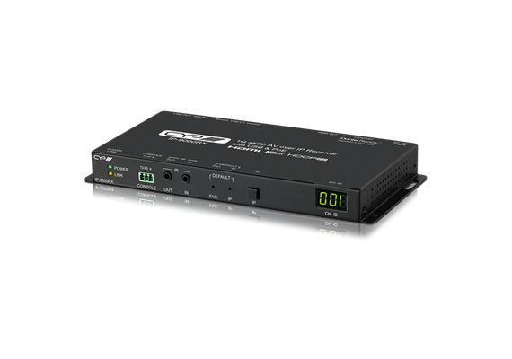 AV over IP Ricevitore con USB&POE Dante ready