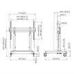 Carrello RISE 3205 con sistema di sollevamento display motorizzato 50 mm/s nero | Bild 3