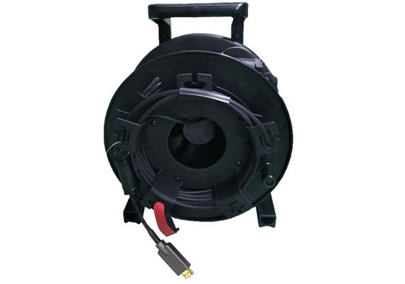 Cavo HDMI ottico rinforzato su bobina da 60m