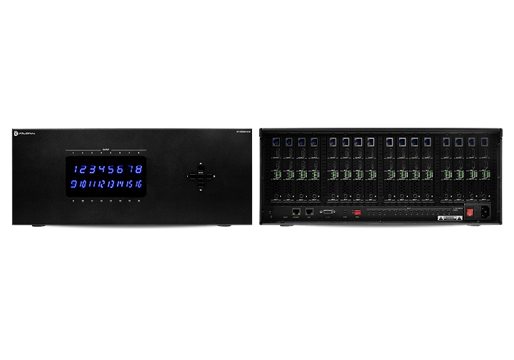 Commutatore a matrice HDMI verso HDBaseT 16x16, 4K/HDR con matrice audio