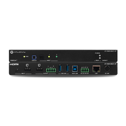 Commutatore HDMI/USB-C (4K/HDR) con uscita HDMI, ricarica USB-C ed estrazione audio