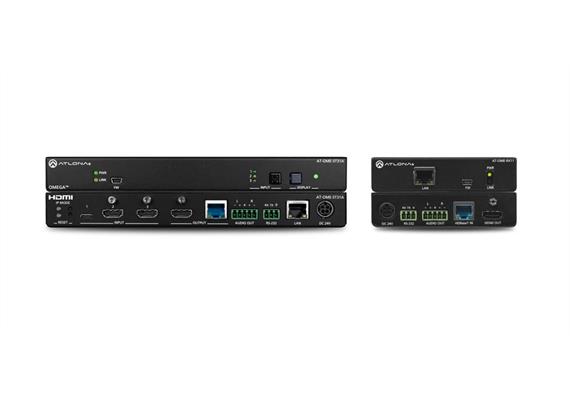 Commutatore HDMI/USB-C con uscita HDBaseT incluso ricevitore (4K/HDR)