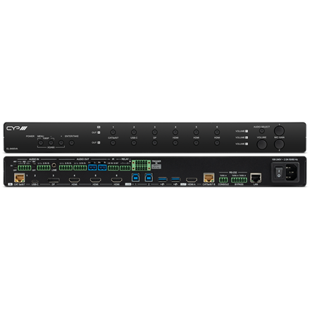 Commutatore per presentazioni 4K Seamless HDBaseT - HDMI / USB-C