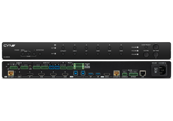 Commutatore per presentazioni 4K Seamless HDBaseT - HDMI / USB-C