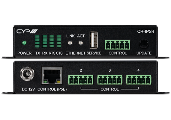 Convertitore da IP a seriale 4 porta seriale