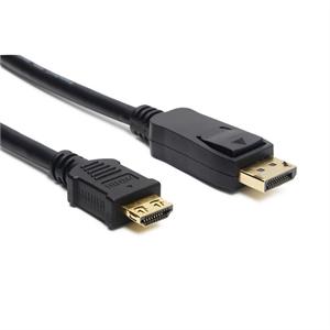 DisplayPort (m) - HDMI (m), nero, 4K, 1.0m