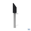 Elevatore a parete a pavimento XXL/86"/120 kg/altezza regolabile 870 mm/bianco | Bild 2