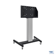 Elevatore di display mobile XL su ruote, 86"/120 kg/ 600mm aggiust. dell'altezza/nero/allu | Bild 2