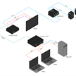 Extender HDBaseT con ingressi VGA e HDMI    Kit combinato AT-HDVS-150-RX e AT-HDVS-150-TX | Bild 4