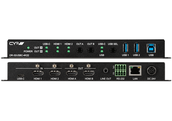 Matrice UHD+ con hub Ethernet USB