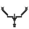 MOMO 4237B Monitorhalterung Motion Plus für 2 Monitore (schwarz)