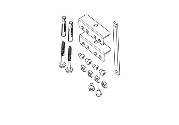 PFA 9126 Set di staffe per PFB 34xx