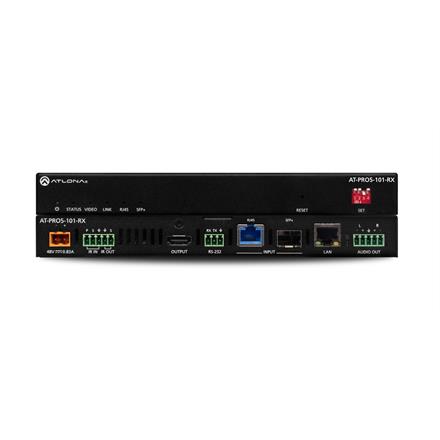 Ricevitore SFP+/CAT con uscita HDMI (4K/HDR), estrazione audio