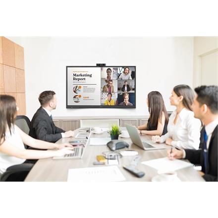 Sala riunioni con display interattivo