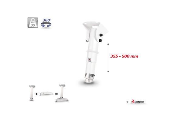Set di tubi universali 355-500mm bianco