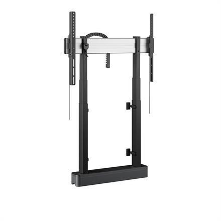 Soluzione pavimento-parete RISE 2005 con sistema di sollevamento display motorizzato 50 mm
