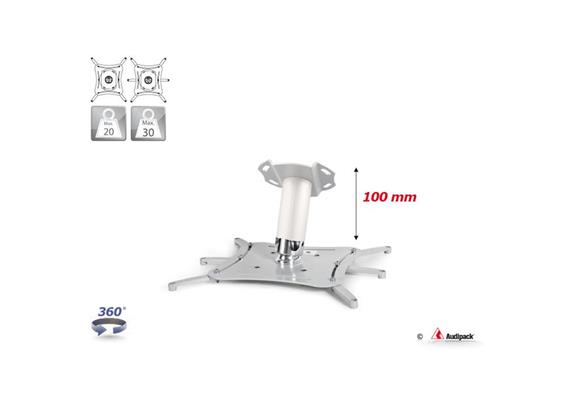 Supporto a soffitto QFIX XL grigio 100 mm <30 kg