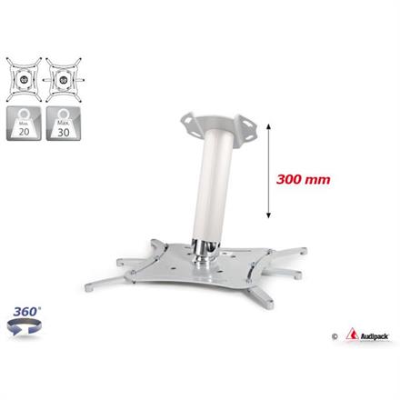 Supporto a soffitto QFIX XL grigio 300 mm <30 kg