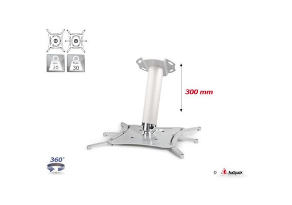 Supporto a soffitto QFIX XL grigio 300 mm <30 kg