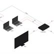Trasmettitore HDBaseT (4K) USB-C/dati USB e RS232 da incasso a parete, formato US | Bild 5