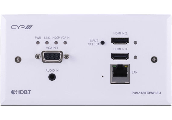 Trasmettitore HDMI/VGA HDBaseT Installazione a parete 4K, formato EU