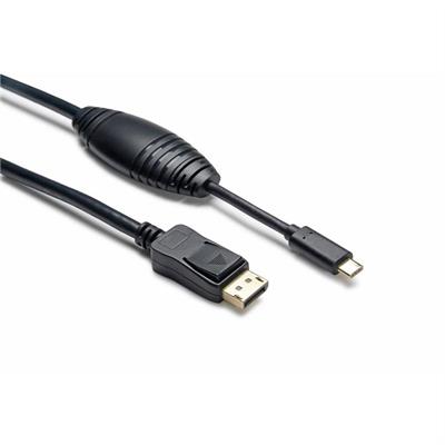 USB-C (m) - Displayport (m), nero, 4K, 5.0m